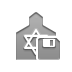 synagogue,diskette icon