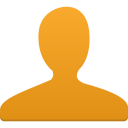 user,orange icon