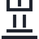 chess, clever, game, loose, rock, strategy, winner svg vector icon