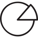 bar, misc, pie svg vector icon