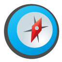 childish,compass icon
