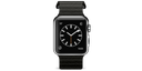 apple, black, leather, loop, product, watch icon