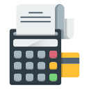 credit, finance, machine, payment, shopping svg vector icon