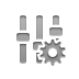 audio,equalizer,gear icon