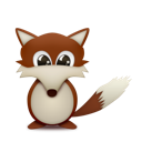 animal, clever, cute, dog, fox, smart icon