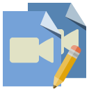 file,type,video,pencil icon
