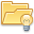 folder,lightbulb icon
