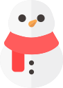 christmas, holiday, snow, snowman, xmas svg vector icon