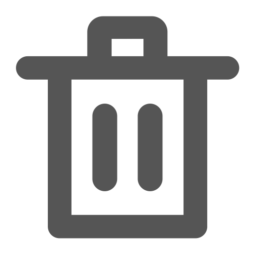 Delete svg vector icon