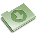 download,green,descending,fall,decrease,down,descend icon