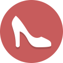 heel, high heel, shoe svg vector icon