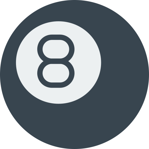 Eight Ball svg vector icon