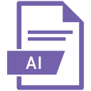 ai, document, extension, file svg vector icon