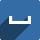 media, my, shadow, social, space, square svg vector icon