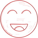 emoji, emot, happy, smiley, surprised svg vector icon