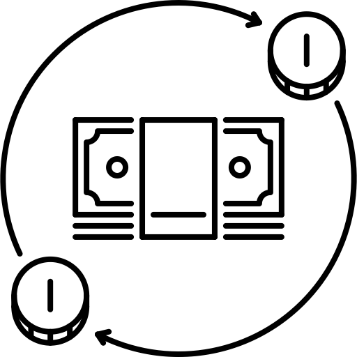World Notes, Currencies, svg vector icon