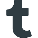 logo, media, social, tumblr svg vector icon