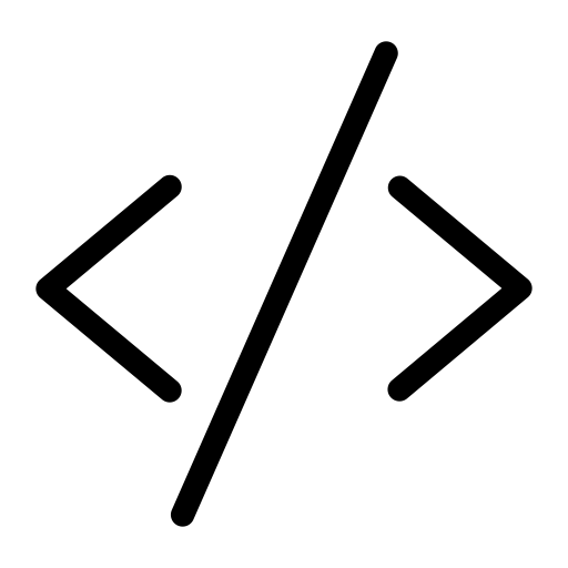 Code svg vector icon