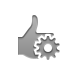 hand,thumbsup,gear icon