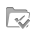 white,list,folder,checkmark icon