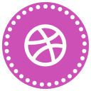 design, designers, dribble, images, media, photography svg vector icon