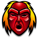 tsonoqua,mask,voodoo,tribal icon