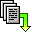 download,text,descending,fall,decrease,down,descend,file,document icon