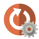 reload,gear icon