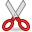 cut, edit, scissors icon