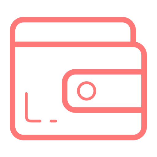 Wallet svg vector icon