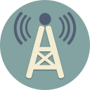 internet, music, radio, station, tv, waves, wifi svg vector icon