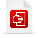 file,document,paper,red icon