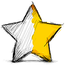 star,half,right icon