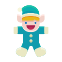 child, christmas, elf, helper, santa, toy, winter svg vector icon