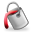 paintbucket, red icon