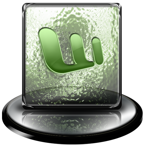 classic,green,word icon