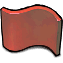 red,flag,with,gamma,issues icon
