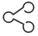 draw, drawn, line, share, sketch, social media svg vector icon