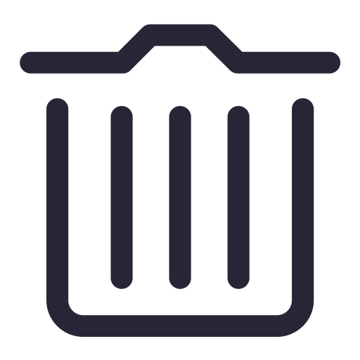 Delete svg vector icon