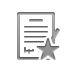 contract,star icon