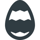 colored, decoration, easter, egg svg vector icon