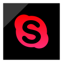 logo, media, skype, social svg vector icon