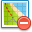 map,delete,del,remove icon