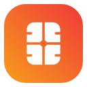 card, mobile, phone, sim svg vector icon