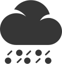 cloud, grey, rain, snow, weather, winter svg vector icon