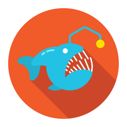 Fish svg vector icon
