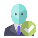 admin,checkmark icon
