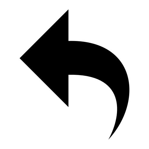 Return Solid svg vector icon