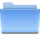 folder,blue icon