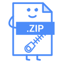 compressed, file, zip svg vector icon